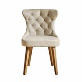 LOBERON Stoel Cléroux beige/bruin