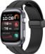 Strap-it bracelet en silicone avec fermeture à boucle D magnétique - adapté pour le Huawei Watch D2 (noir)