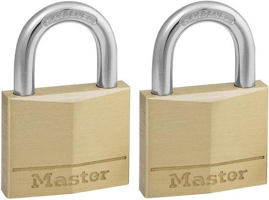 Masterlock Master Lock Hangslot 40 mm massief messing 2 st 140EURT
