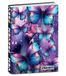 Seven Zakagenda voor school, gedateerd voor 12 maanden, 11,5 x 15,9 cm, 352 pagina's, paarse omslag met iriserende zeefdrukken, vlinders en stickers inbegrepen, dagboek voor meisjes en jongens