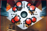 KS TOOLS Adapterplaat voor luchtdruk-veerspanners op statief - 500.8801