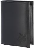 oxmox Leren portemonnee Leather RFID Protect Kombibörse Turtle 2.0 Embossed Black zwart