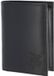 oxmox Leren portemonnee Leather RFID Protect Kombibörse Turtle 2.0 Embossed Black zwart