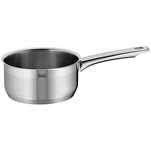 Silit Achat steelpan - 16 cm - 1,5 l - gepolijst roestvrij staal - inductie - ongecoat - ovenbestendig
