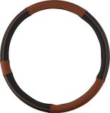 Stuurhoes All Ride Stuurhoes voor Truck - Vrachtwagenstuur - 44-46 Centimeter - Echt Leder - Bruin-Zwart