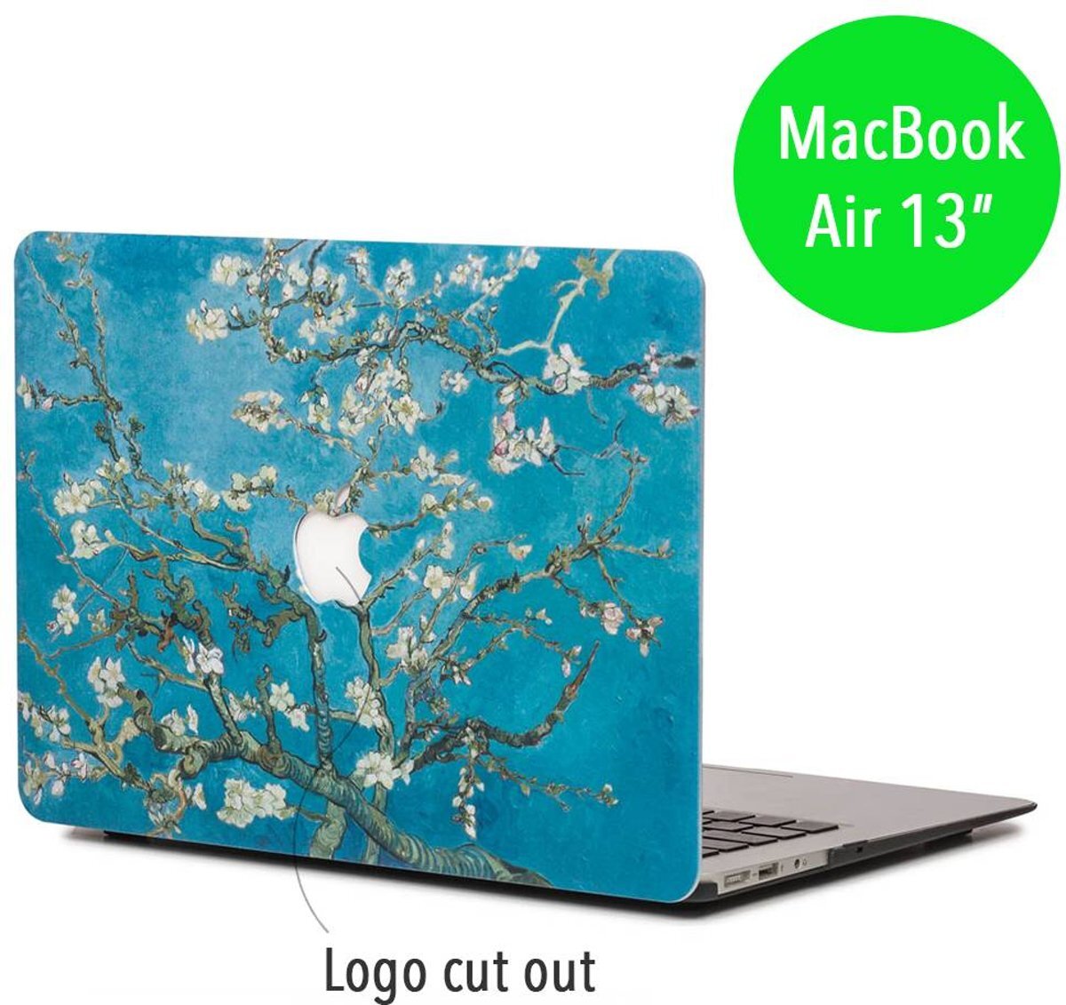 Lunso Hardcase amandelboom hoes MacBook Air 13 inch