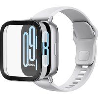 Phonillico® Xiaomi Redmi Watch 5 Active Hoes - Transparant Harde Bescherming met Gehard Glas