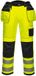 Portwest PW3 Hi-Vis Werkbroek met Holster Pockets T501 - Geel/Zwart - 38