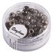 Rayher Hobby Rayher 14799509 Rocailles-mix met groot gat, 5,5 mm Ø, taupe-tinten, gat Ø2 mm, doos 80 stuks