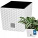 KOTARBAU Rattan Optiek Bloempot Wit 22cm met Inzet
