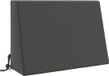 vidaXL Rugkussen SOEST 100% Polyester Antraciet 60 x 20 x 40 cm