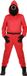 Wilbers Squid Game Pak | Squid Game Werker Cirkel Rood Bloedveger Met Stoffen Masker Kostuum | XL | Carnaval kostuum | Verkleedkleding