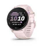 Garmin Forerunner 70-43mm - Lichtgewicht GPS hardloophorloge - AMOLED Beeldscherm - Garmin Coach-trainingsschema's - HRV - tot 13 dagen batterij - Soft Pink