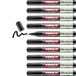 edding 50 EcoLine lakstiften - zwart - 10 stuks - ronde penpunt 2-3 mm