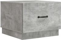 vidaXL Salontafel Betongrijs 49 x 50 x 37 cm Bewerkt hout