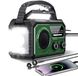 Ibenzoa® Radio multifonctionnelle 16000 mAh à énergie solaire avec manivelle, Bluetooth et lampe de poche LED pour aventures en extérieur