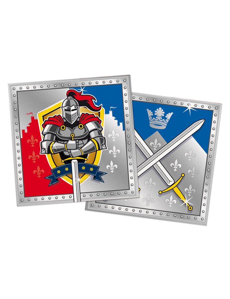 Folat 20 ridder servetten - Feestdecoratievoorwerp