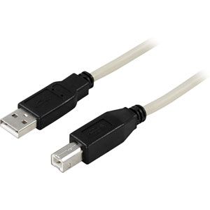 Deltaco USB 2.0 Kabel A/B 5m - USB-250