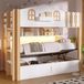HAUSS SPOLE Lit superposé 90x200 cm Design maison Blanc Naturel