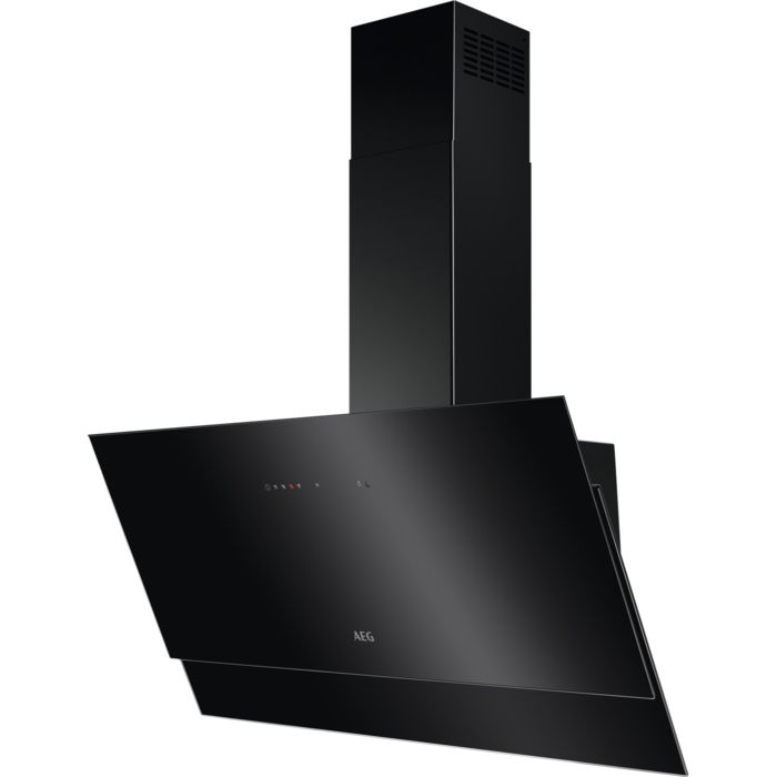 AEG DVE5971HB - 90cm Zwarte Schouw Afzuigkap - 700 m³/uur - A Energieklasse