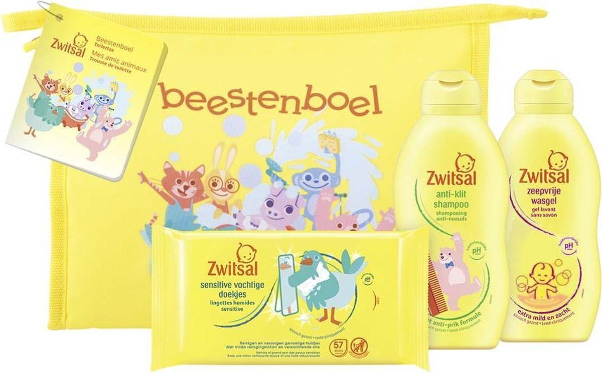 Zwitsal Beestenboel gevulde Toilettas