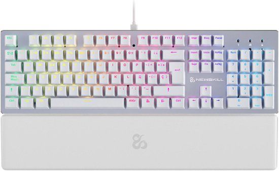 Newskill Gaming NS-KB-SERIKEV2 - Gaming Toetsenbord - USB - QWERTY Spaans - Wit