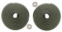 HIMRY® KXD7000 Randbescherming, L-vormig schuimkussen, extra verdikt, spons-tafelrandkussen, hoekkussen, randbescherming, anti-botsing, voor baby's en kinderen, zwart, 10 meter (2 x 5 m)