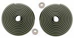 HIMRY® KXD7000 Randbescherming, L-vormig schuimkussen, extra verdikt, spons-tafelrandkussen, hoekkussen, randbescherming, anti-botsing, voor baby's en kinderen, zwart, 10 meter (2 x 5 m)