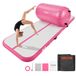 VEVOR Tapis de gymnastique gonflable 3x1 m avec rouleau gonflable 1 m rose