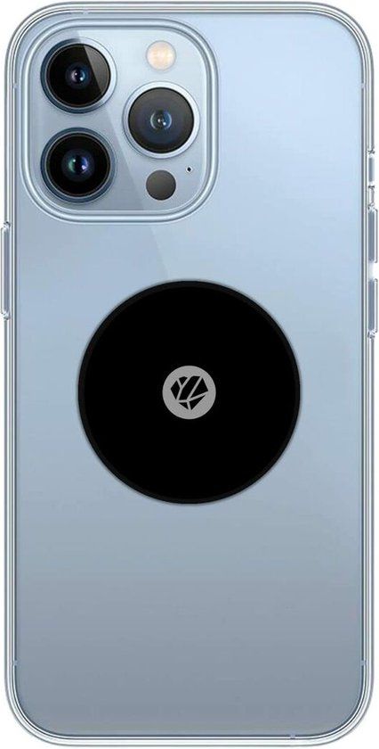 Shapeheart Metalen plaat voor telefoon mount - Zwart