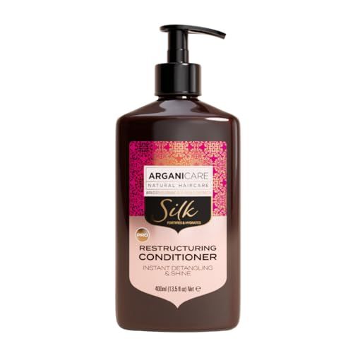 Arganicare Silk Revitalizing Shampoo - Instant Detangling and Shine Hair. 400ml
