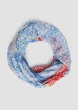 s.Oliver Dierenprint Sjaal Lichtblauw Polyester