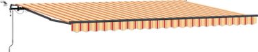 Parasol électrique avec LED et capteur 5 x 3 m