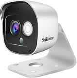 SriHome WiFi-bewakingscamera, wifi, binnen en buiten, draadloze camera met bewegingsdetectie, bidirectionele audio, nachtzicht en IP66 waterdicht