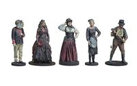 Bassett-Lowke BL8011 SteamPunk passagiers staand pakket 2-5 figuren (ongeverfd)