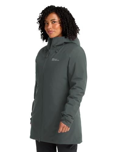 Jack Wolfskin Heidelstein Insulated Winterjas Dames - Maat S - Donkergrijs - 2025