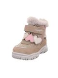 SUPERFIT Snowboots 'HUSKY+' lichtbeige / rosa