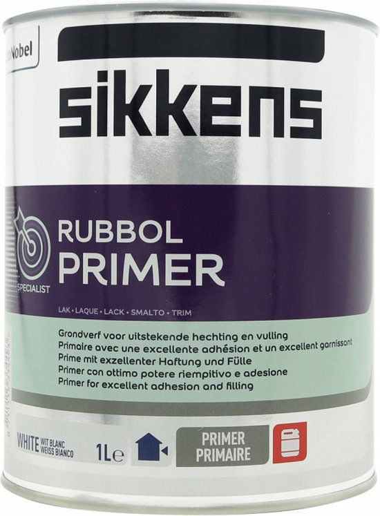 Sikkens Rubbol Primer Alkyd RAL 9001 Cremewit 1 Liter