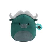 Squishmallows 258601 P25 Amir Waterbuffel pluche speelgoed, 30 cm groot, veelkleurig