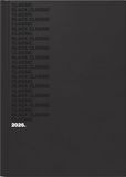 BRUNNEN Boekkalender Mod. 795 2026 "Black Classic" | A5, kunststof