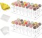 Set van 21 houders voor acryl-lollies, 100 papieren versieringen en gouden linten, geschikt voor bruiloften, verjaardagen en feestjes