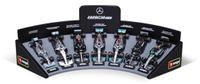 Bburago F1 Mercedes AMG deluxe cadeau set met display standaard 1:43 raceauto speelgoed