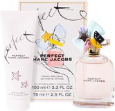 Marc Jacobs Perfect Giftset - 100 ml eau de parfum spray + 75 ml bodylotion - cadeauset voor dames