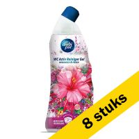 Ambi-Pur Aanbieding: Ambi Pur Active Toiletgel Pink Hibiscus (8 x 750ml)