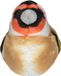 Wild Republic Knuffel Putter Vogel met Geluid Pluche 16 cm