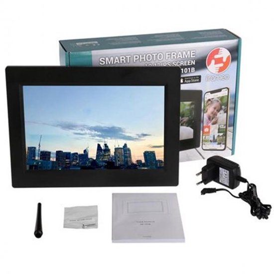 Benel Photo Benel Frameo Digitale Fotolijst HF-109T Zwart 10.1 Inch met FrameGlow