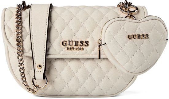 Guess Atabey Convertible XBody Schoudertas Off White
