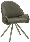Mauro Ferretti Stoel Sedia Stoccolma -a- Groen Set 2 Pz 58x53x85 cm