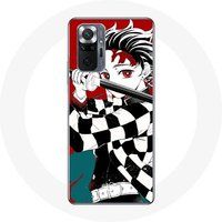 Maniacase Hoesje voor Xiaomi Redmi Note 10 Pro Tanjiro Demon Slayer Kimetsu no Yaiba Anime
