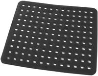 Merkloos Wicotex Gootsteenmat Lavello Quadro Zwart 28x31,5cm